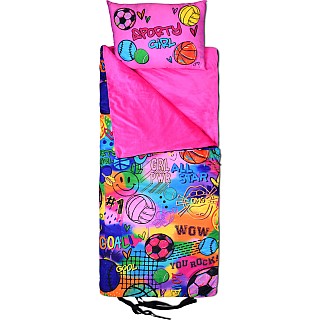 Corey Paige Fun Sports Sleeping Bag Set