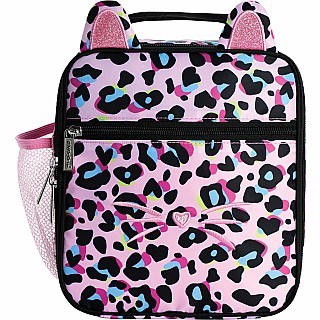 Pink Leopard Lunch Tote
