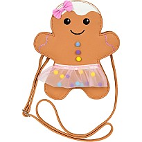 Gingerbread Sweetheart Crossbody Bag