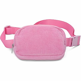 Pink Terry Belt Bag