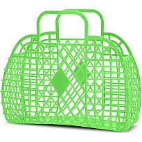 Green Neon Large Jelly Bag