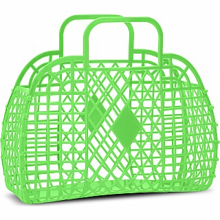 Green Neon Large Jelly Bag