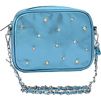 Blue Candy Gem Crossbody Bag