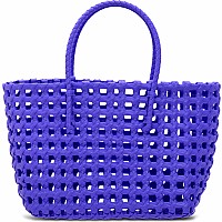 Small Purple Woven Tote