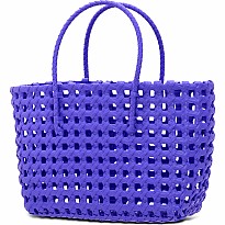 Small Purple Woven Tote