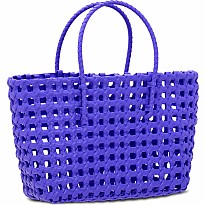 Small Purple Woven Tote