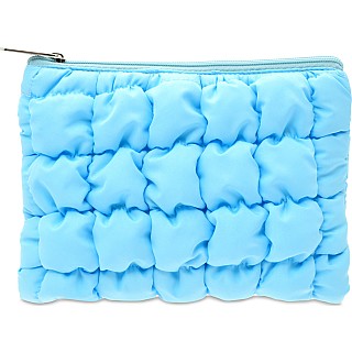 Blue Puffy Pouch