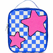 Star Checkered Lunch Tote