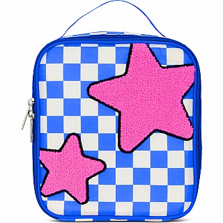 Star Checkered Lunch Tote