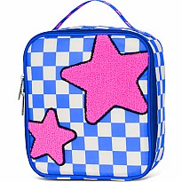 Star Checkered Lunch Tote