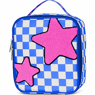 Star Checkered Lunch Tote