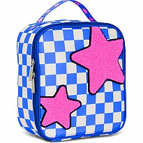 Star Checkered Lunch Tote