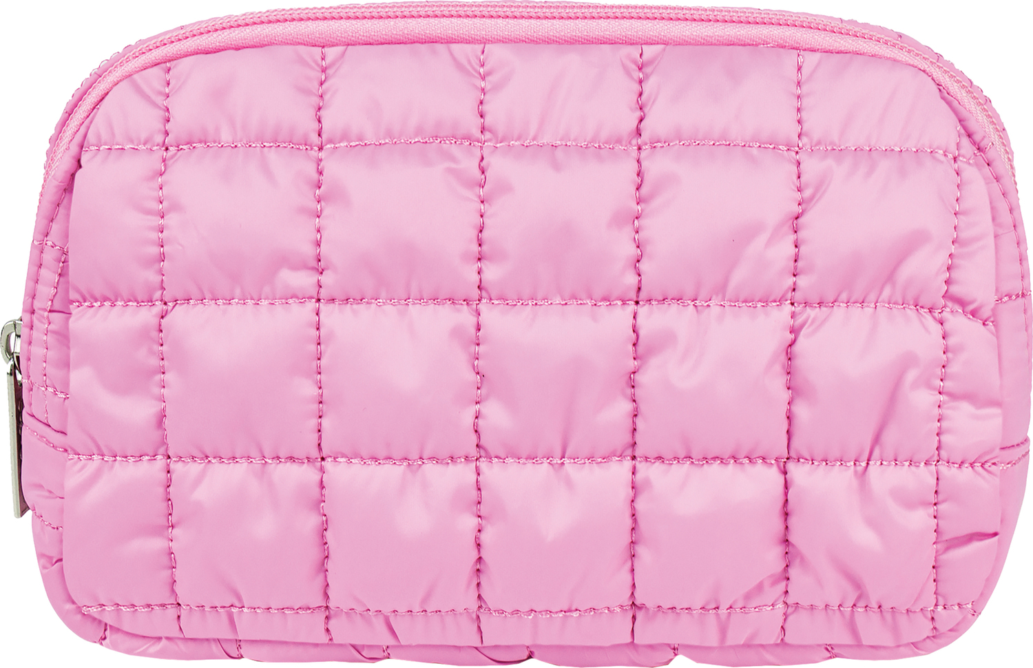 Pink Quilted Belt Bag