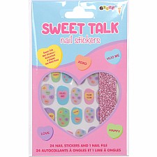 Sweet Talk Nail Stickers and Nail File Set