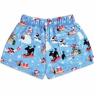 Merry Dog-Mas Plush Shorts (assorted sizes)