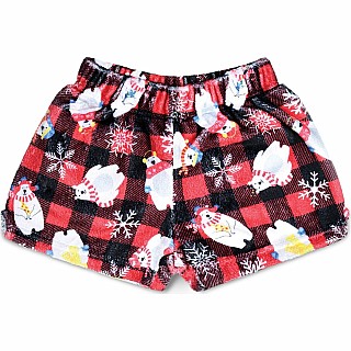 Beary Holiday Plush Shorts (Medium)