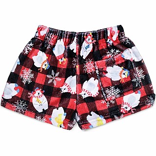 Beary Holiday Plush Shorts (Medium)