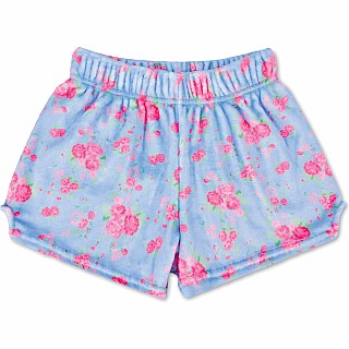 Ditsy Floral Plush Shorts (Large - 14)
