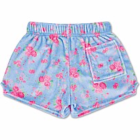 Ditsy Floral Plush Shorts (Large - 14)