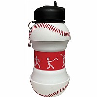 Baeball Silicone Collapsible Water Bottle