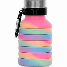 Happy Stripe Collapsible Water Bottle