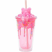 Pink Bear Sprinkles Tumbler