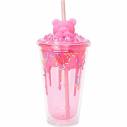 Pink Bear Sprinkles Tumbler