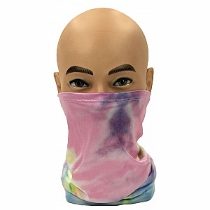 Pastel Tie Dye Gaiter Face Mask - Adult Size