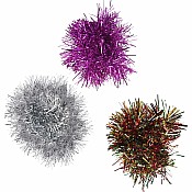 Tinsel Ornament Scrunchie Set