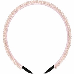 5 Pack Rhinestone Headbands In Reusable Pouch