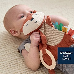 Bitzy Crinkle™ Sensory Crinkle Toy with Teether (Alex the Fox)
