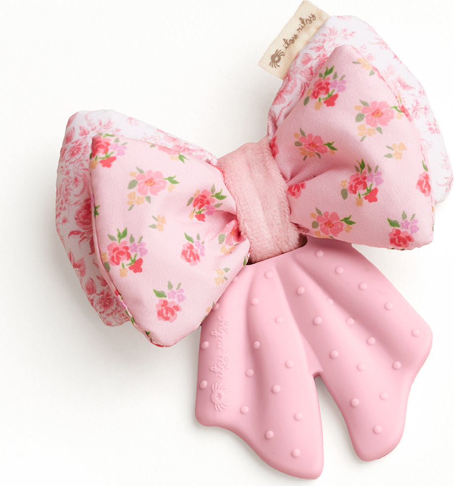 Sweetie Crinkle™ - Silicone Sensory Teether (Bow)