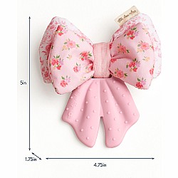 Sweetie Crinkle Silicone Sensory Teether, Bow