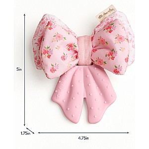 Sweetie Crinkle™ - Silicone Sensory Teether (Bow)