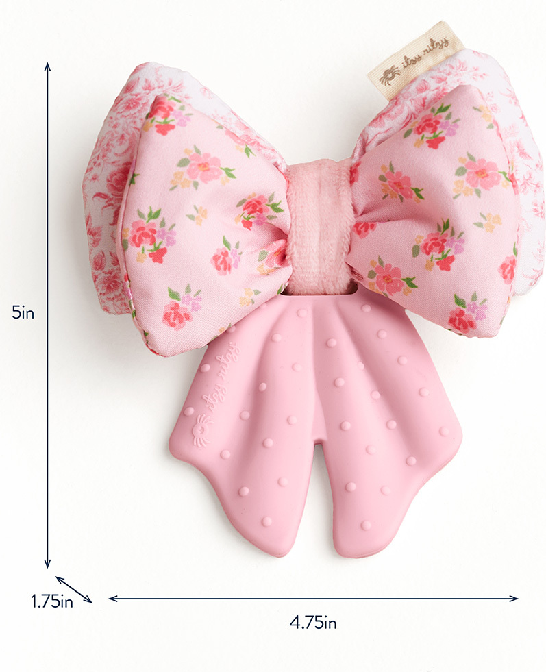 Sweetie Crinkle™ - Silicone Sensory Teether (Bow)