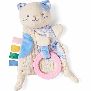 Bitzy Crinkle™ Sensory Crinkle Toy with Teether (Kinsley the Kitty)