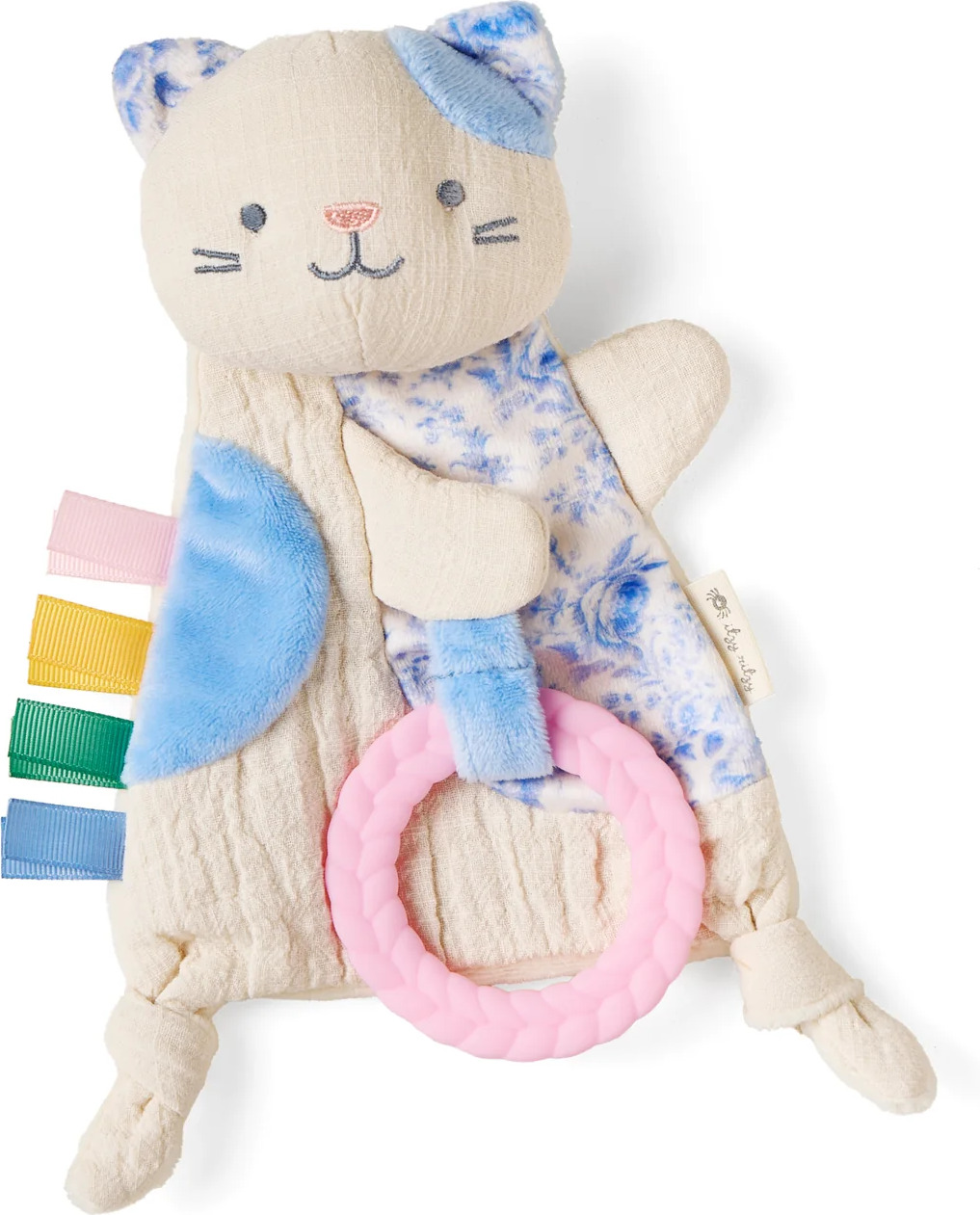 Bitzy Crinkle™ Sensory Crinkle Toy with Teether (Kinsley the Kitty)