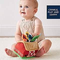 Itzy Sensory Scarves™ "Tissue” Box for Put-and-Take Play (Farm Friends)