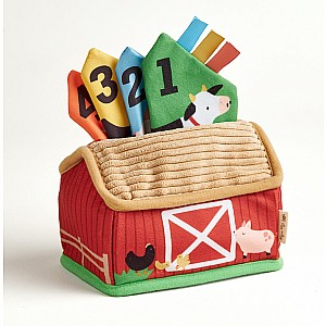 Itzy Sensory Scarves™ "Tissue” Box for Put-and-Take Play (Farm Friends)