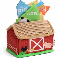 Itzy Sensory Scarves™ "Tissue” Box for Put-and-Take Play (Farm Friends)