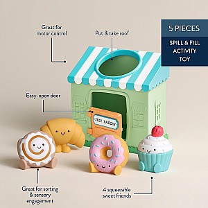 Itzy Play Bakery™ - Spill and Fill Activity Toy (Bakery)