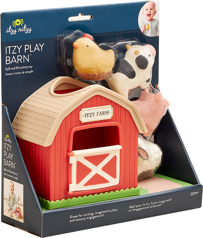 Itzy Play Barn™ - Spill and Fill Activity Toy (Farm Friends)