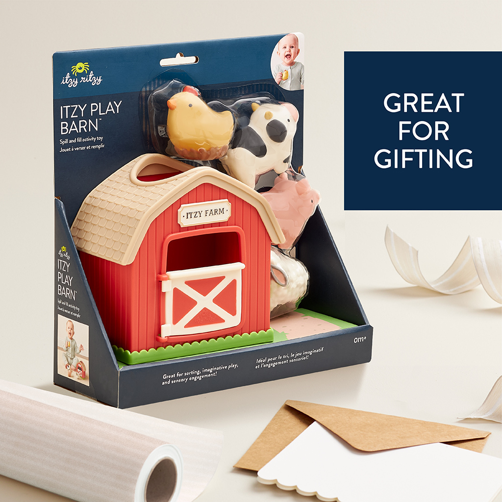 Itzy Play Barn™ - Spill and Fill Activity Toy (Farm Friends)