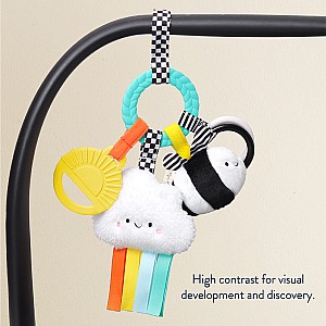 Bitzy Busy Ring™ - Teething Activity Toy (Brights)