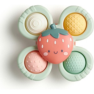 Itzy Pop & Whirl™ - High chair, Bath and Travel Fidget Toy (Strawberry)