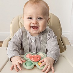 Itzy Pop & Whirl™ - High chair, Bath and Travel Fidget Toy (Strawberry)
