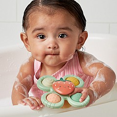 Itzy Pop & Whirl™ - High chair, Bath and Travel Fidget Toy (Strawberry)