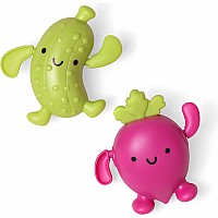 Silly Swimmers - Whimsical Wind-Up Bath Toys (Pickle & Beet)