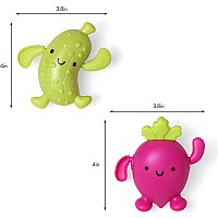 Silly Swimmers - Whimsical Wind-Up Bath Toys (Pickle & Beet)