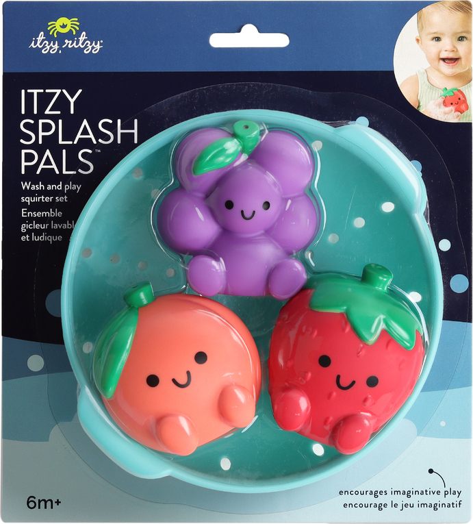 Itzy Splash Pals™ - Wash and Play Squirter Set (Fruit)